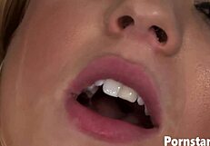 Hollie Sweet's big black cock experience and facial finish