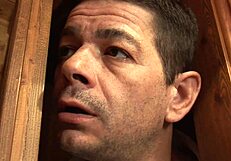 A young and hot woman is assaulted by a much older man in the sauna