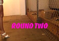 Annabelle Lee and Taliah Mac have a hot garage scene with rough anal sex