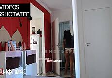 Enjoying the arrival of the delivery boy: More videos