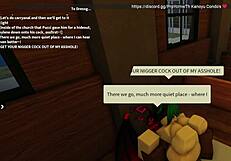 Roblox user’s weird blacking scene