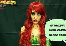 Naughty Adeline's wild ride with poison ivy and cum