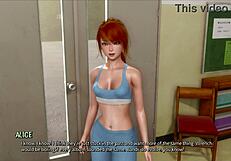 3D animated porn movie with big breasted women and clothes ripping