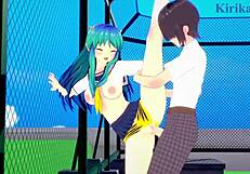 Beautiful big-boobed anime babes get intense 3D sex in Urusei Yatsura hentai