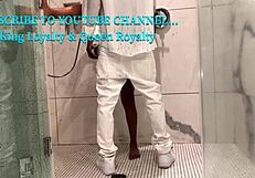 A black beauty enjoys sex with a well-endowed man and his cum