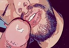animação gay explores intense cartoon action with a submissive twist