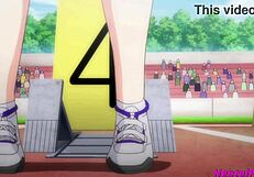 Beautiful women having sex on the sports field – animated porn