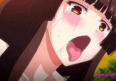 Beautiful women having sex on the sports field – animated porn