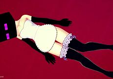 Novia戴Enderman面具在情趣酒店无码开干，超野蛮！