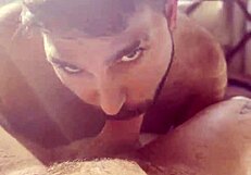 Fat bear gets a rough anal fuck at home