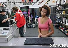 A big dick is forcefully vaginally penetrated in a rough and hardcore manner