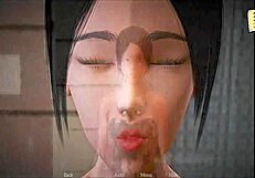 Amateur family's erotic experience in 3D