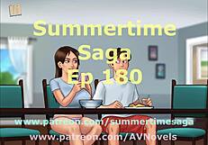 Walkthrough of the ecchi game Summertime Saga version 180
