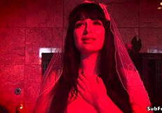Married MILF gets gang banged on her special day
