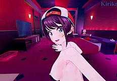 HoloLive Vtuber Oozora Subaru and Yuzuki Choco's steamy scene