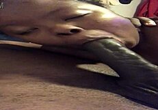 Homeless man gives a wild blow job