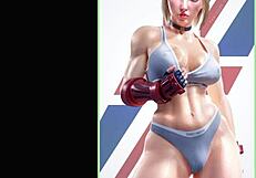 Strong female characters in anime and games compiled