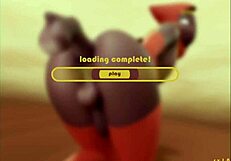 Commented gameplay of Japanese hentai game with anal sex scene