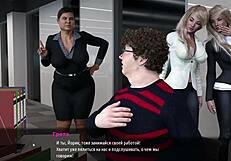3D animated porn with a 3some and boobjob action