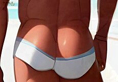 Gay step-dad series: Surf’s up – Clothing optional