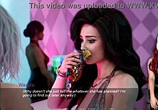Ms. Denver’s wild night at the nightclub in this adult game