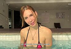 I tempt my photographer and get a hot creampie