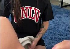 College students enjoy sexual activities in the dorms