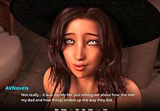 3D porn game with big tits and commented gameplay