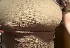 Hot Filipina Milf Teases Step Bro on Video Call with Her Big Natural Boobs!