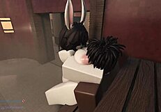Bunny’s big ass bounces during a rough fuck