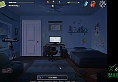 Big-titted housewife gets cucumber inserted in steamy game