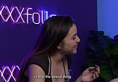 Squirting with Colombian cutie Majo in homemade porn video