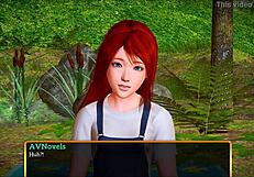 Adult visual novel with erotic story and PC gameplay