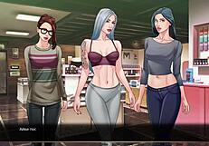 Cartoon porn with big nipples and big cock in Our Red String