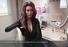 Stepmother’s seduction in anime-style porn video