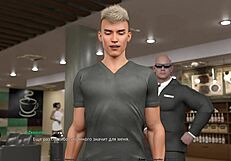 3D cartoon with blonde babes and big tits getting knocked out