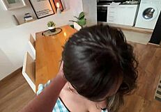 Obedient Maid Slave Begged to Leave but Lord Fucked Her Hard