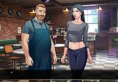 Beautiful boobs and anal sex in a hot hentai game