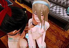 Sultry anime babes in Harem Hotel 284