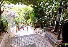 Stunning amateur anal banging in Athens vlog with Jamie Young