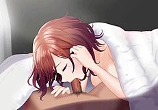 Onahole challenge with animated blow jobs and animelicking with Najar