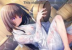Jinja and Senpai's passionate encounter in English dubbed hentai