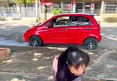 Colombian Babe Enjoys Anal with Stranger in Public Park - Spanish Porn