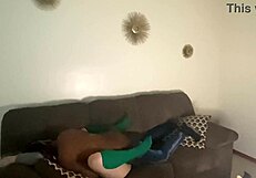 A girl with a big ass and a big black dick lover has an incredible amount of squirty orgasms