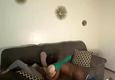 A girl with a big ass and a big black dick lover has an incredible amount of squirty orgasms