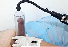 Mature doctor gives a passionate pussy licking in hospital