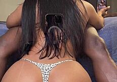 Wife satisfies her cravings with BBC while hubby's away