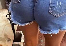 Young Brazilian girl gets hurt on construction site accident