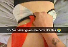 Cheating girlfriend gets humiliated and creampied on Snapchat
