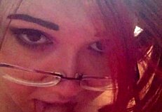Beautiful eyes of the SSBBW while giving an amazing blowjob